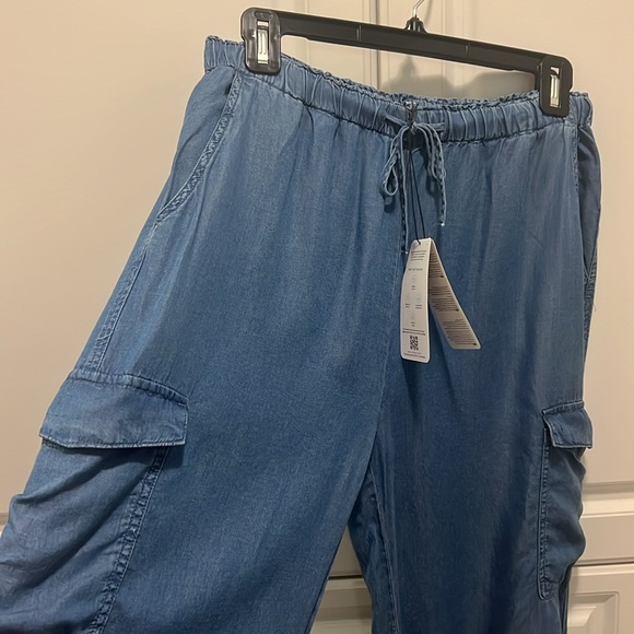 NWT Love tree Tencel Cargo Pants - Picture 2 of 7